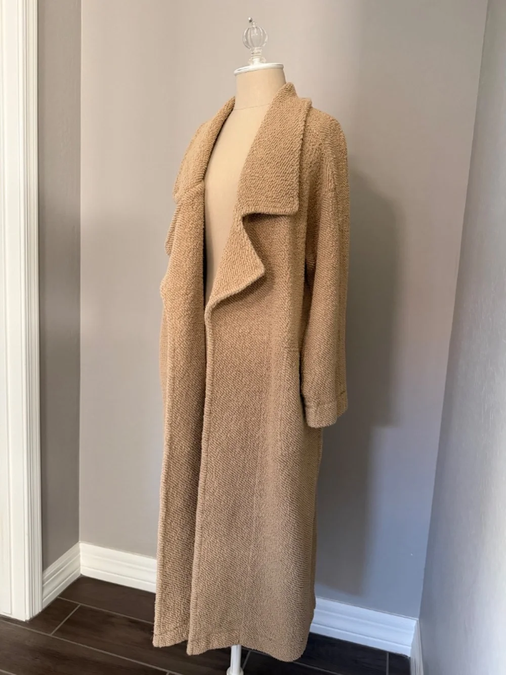 Free People Shayla Tan/Chesapeake Beach Robe Duster Size Small